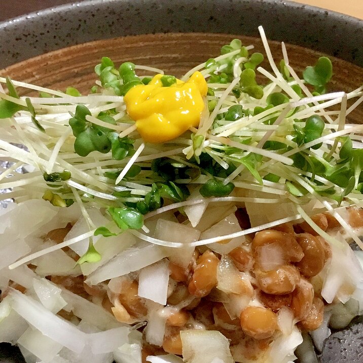 玉ねぎ納豆 レシピ 作り方 By まゆぱとら 楽天レシピ